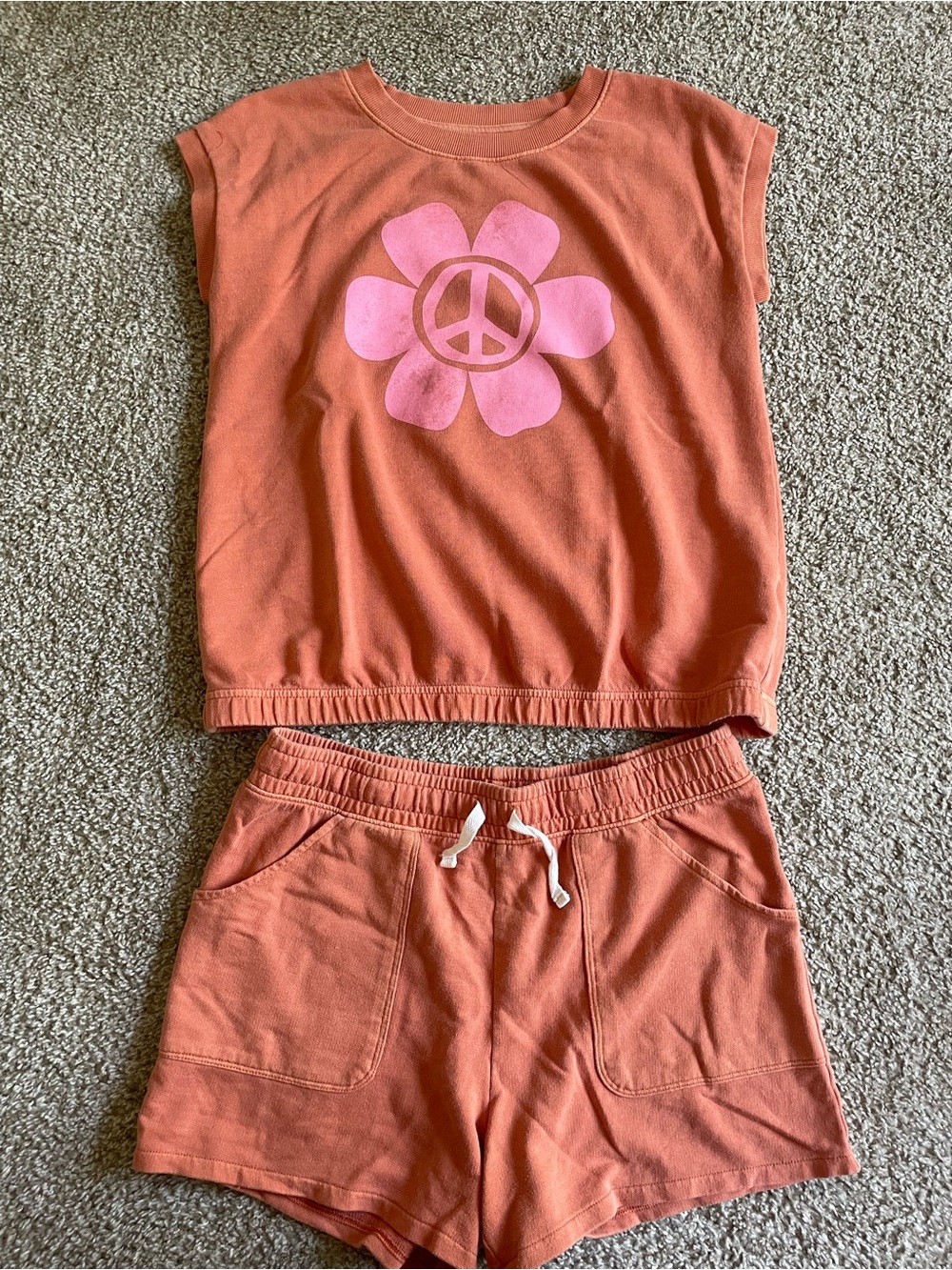Cat & Jack Rust Orange Set